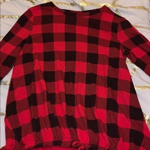 Buffalo Check Long Sleeve Top!